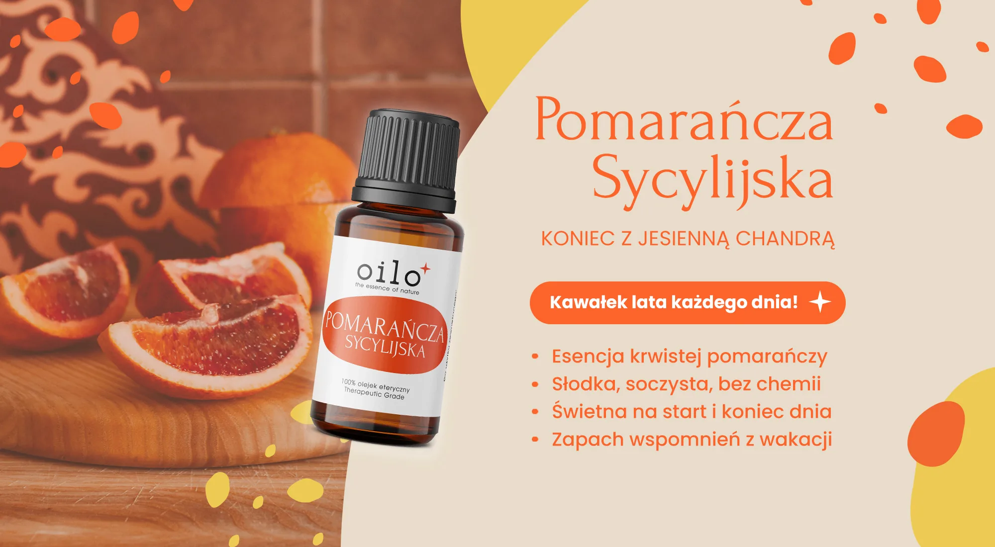 Pomarańcza sycylijska — koniec z jesienną chandrą. Kawałek lata każdego dnia