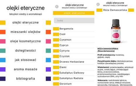 OILO – aplikacja o aromaterapii – wiedza o olejkach w kieszeni!
