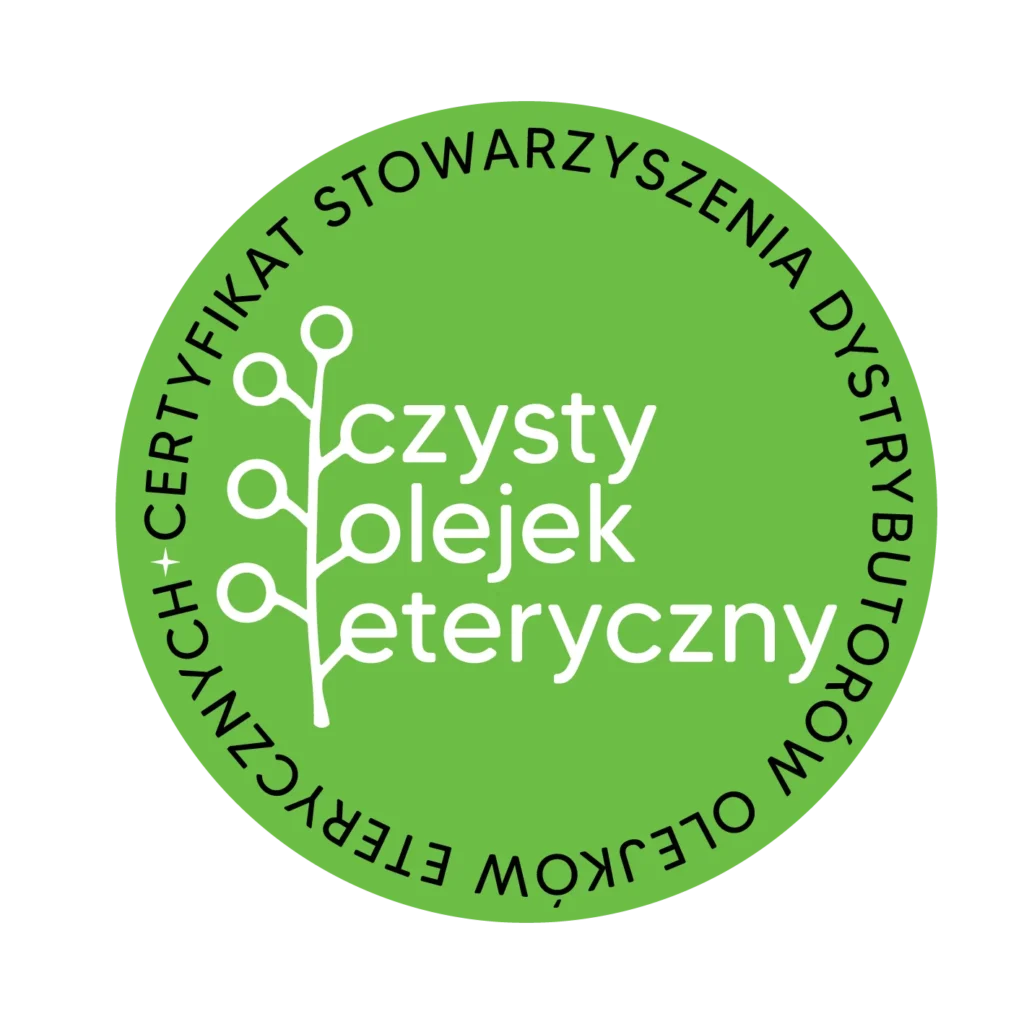 Certyfikat czystego olejku eterycznego SDOE