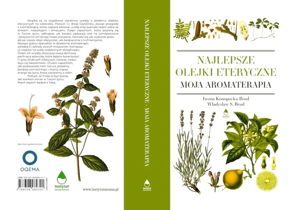 Najlepsze olejki eteryczne. Moja Aromaterapia — butelka z przodu, etykieta (ujęcie 2)