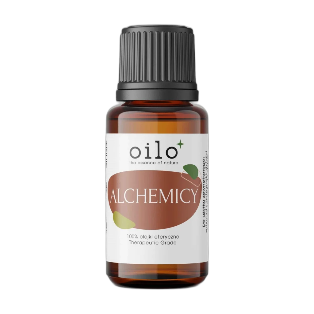 Alchemicy (Ocet Złodziei) — butelka z przodu, etykieta