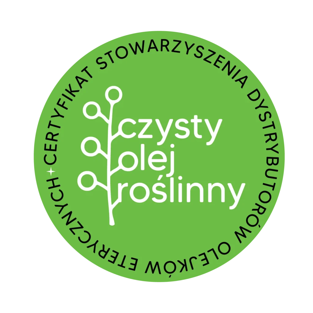 Certyfikat czystego olejku eterycznego SDOE