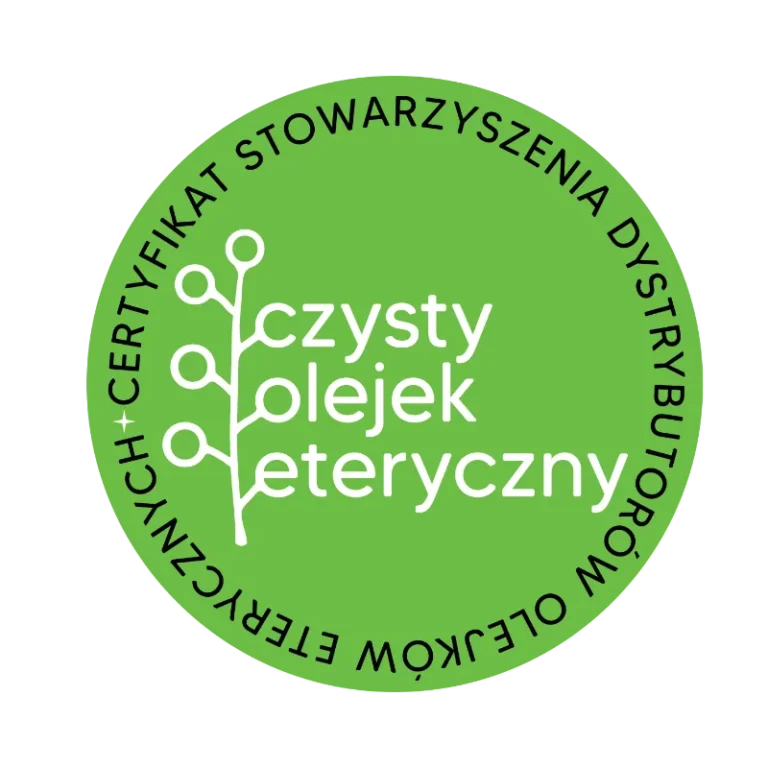 Certyfikat czystego olejku eterycznego SDOE
