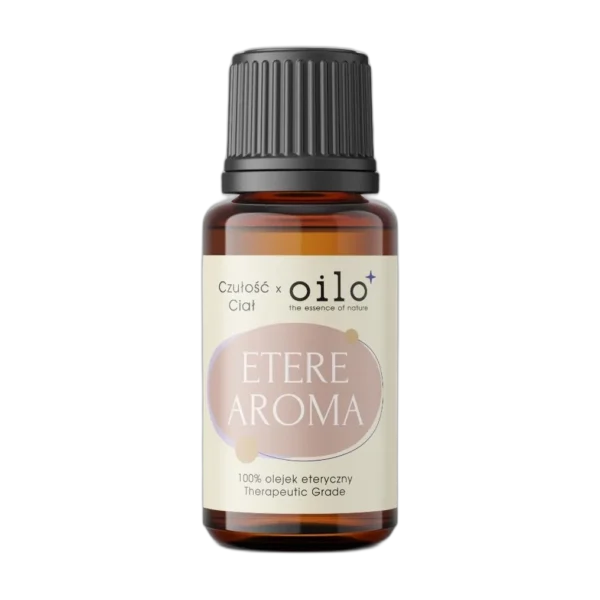 Etere Aroma — butelka z przodu, etykieta