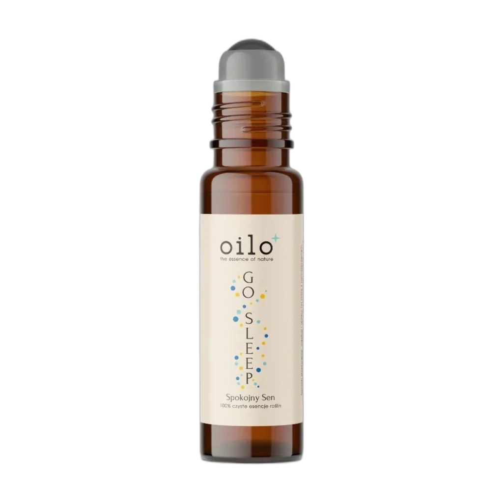 Roll-on GO SLEEP — butelka z przodu, etykieta