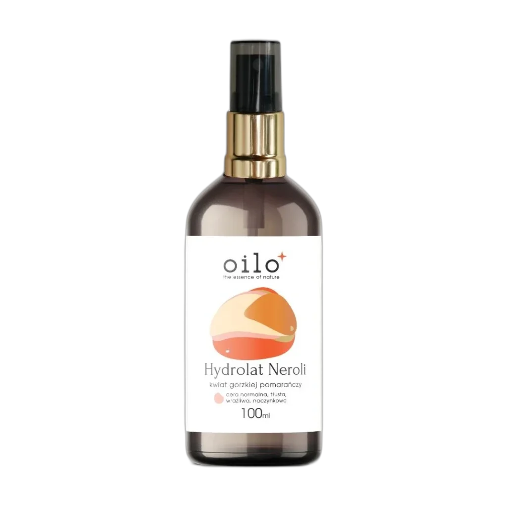 Hydrolat neroli — butelka z przodu, etykieta