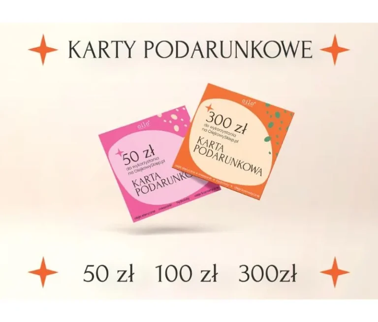 Karta Podarunkowa — butelka z przodu, etykieta