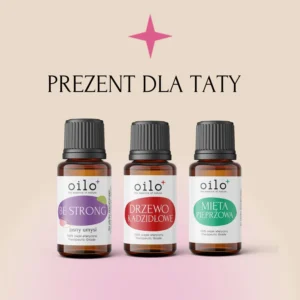 PREZENT DLA TATY — zestaw: Be Strong / jasny umysł, kadzidło, mięta pieprzowa