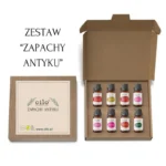 ZAPACHY ANTYKU — zestaw otwarty i zamknięte pudełko