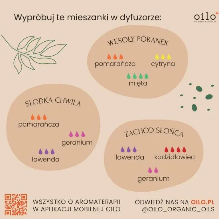 Zestaw STARTOWY do aromaterapii: Dyfuzor ultradźwiękowy + olejki eteryczne