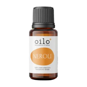 Olejek neroli — butelka z przodu, etykieta
